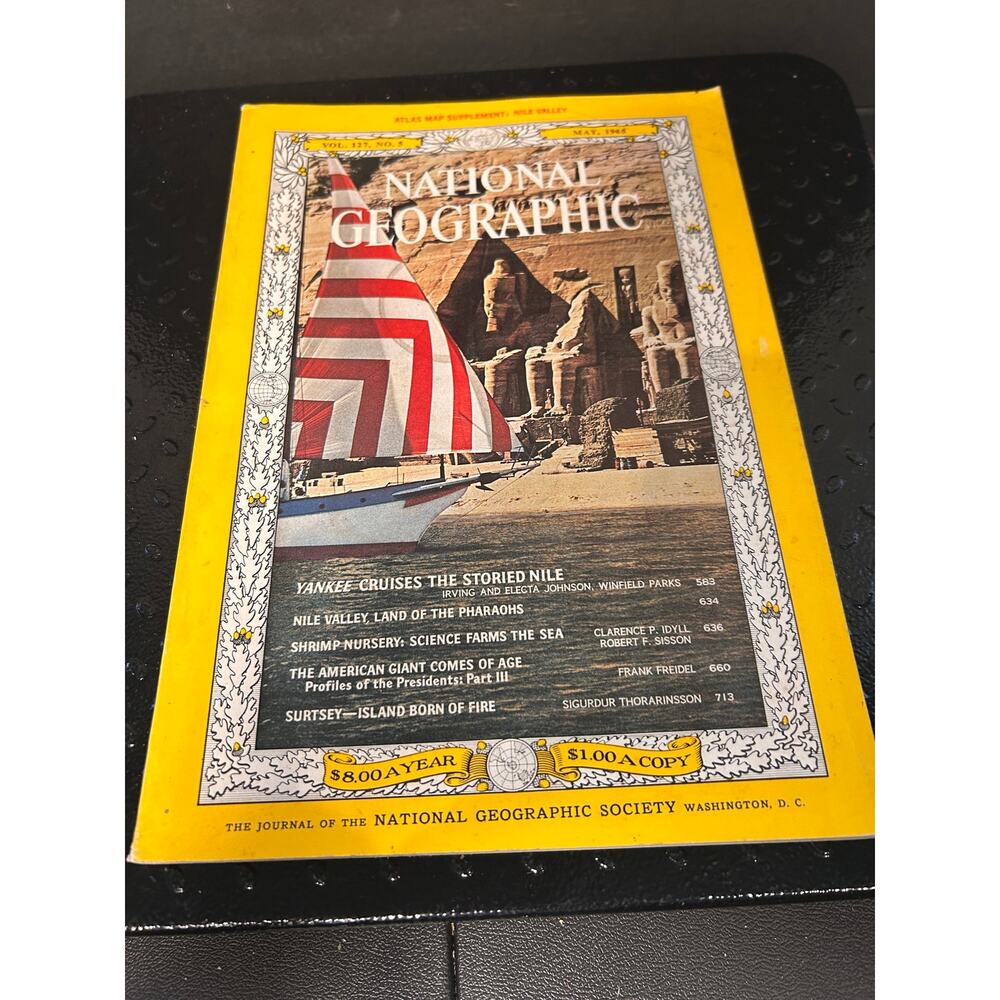 May 1965 issue of National Geographic magazine, Volume 127, Number 5.